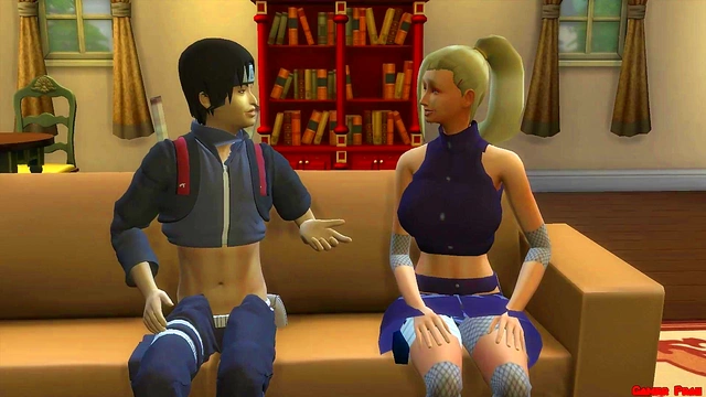 Cuckolded Husband Watches MILF Wife Trained for Sex During Hot Anime Workout Session