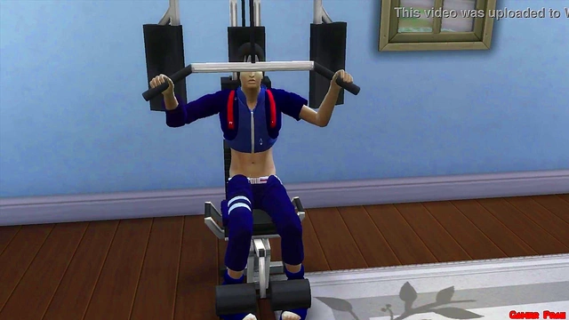 Cuckolded Husband Watches MILF Wife Trained for Sex During Hot Anime Workout Session