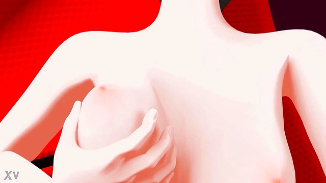 CGI MILF Masturbates On Chair With Huge Boobs & Overwatch Vibes