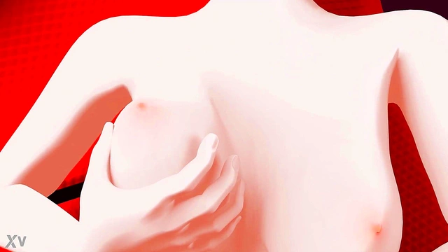 CGI MILF Masturbates On Chair With Huge Boobs & Overwatch Vibes