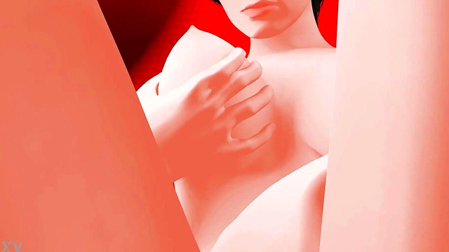 CGI MILF Masturbates On Chair With Huge Boobs & Overwatch Vibes