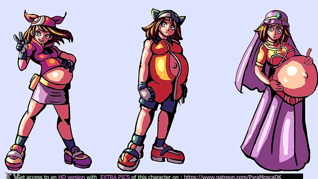 Pregnant Anime Babe Enjoys Belly Expansion Pleasure Scenes