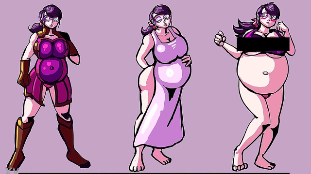 Pregnant Anime Babe Enjoys Belly Expansion Pleasure Scenes