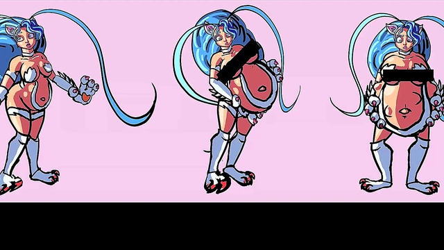 Pregnant Anime Babe Enjoys Belly Expansion Pleasure Scenes