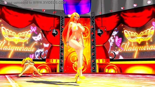 Awkward Anime Encounter – MMD Couple Charges Into Passionate Hentai Session