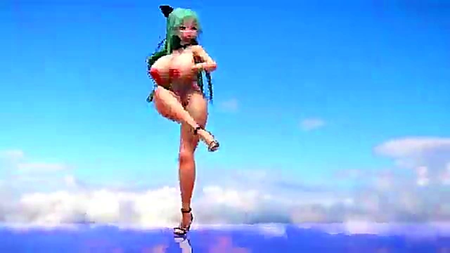 KanColle Big-Titted Girls Groove in Sexy Dance Performance MMD Style