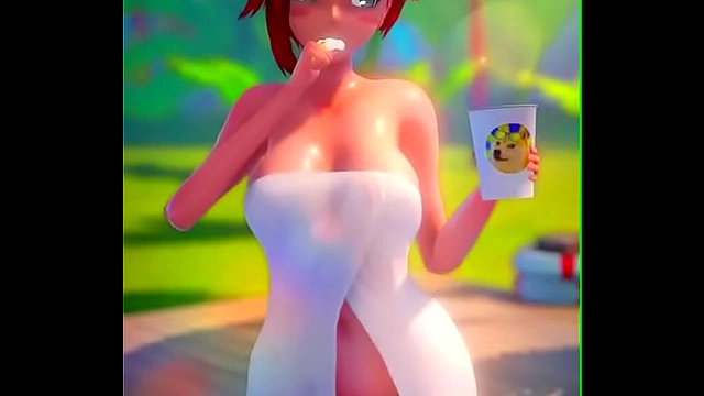 Ruby's Morning Routine Turns Steamy in Anime Music Fantasy