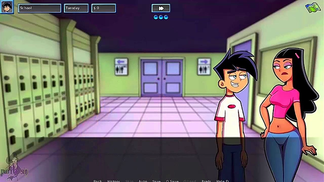 Hot Latina Milf With Big Breasts Seduces Danny Phantom In Steamy Anime Scene