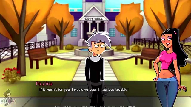 Hot Latina Milf With Big Breasts Seduces Danny Phantom In Steamy Anime Scene