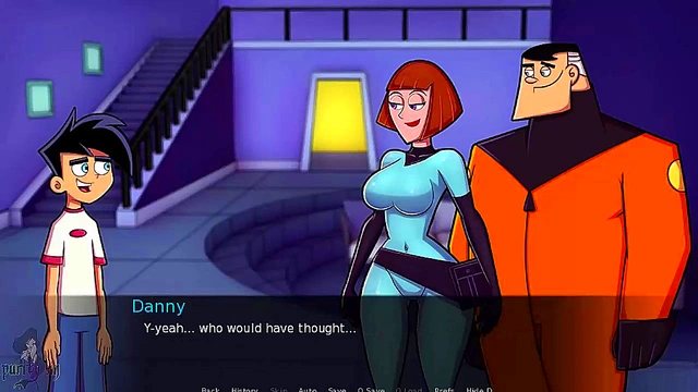 Hot Latina Milf With Big Breasts Seduces Danny Phantom In Steamy Anime Scene