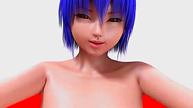 Big-Ass Anime Doll Gets Fucked Hard By Big-Titted Hentai Guy