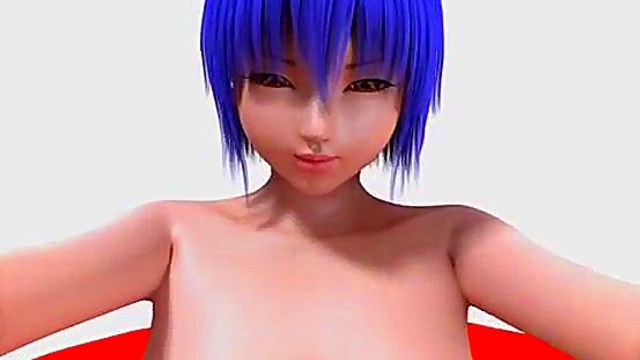 Big-Ass Anime Doll Gets Fucked Hard By Big-Titted Hentai Guy