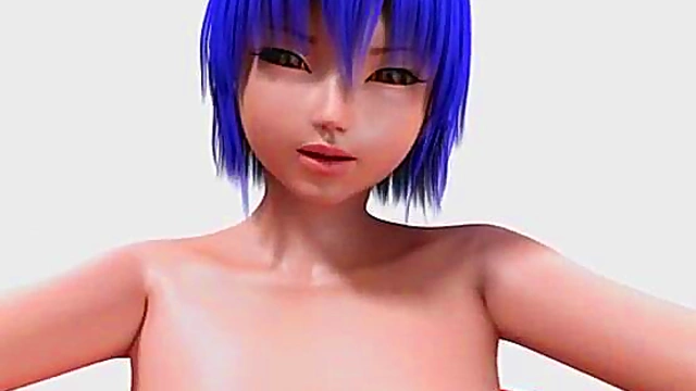 Big-Ass Anime Doll Gets Fucked Hard By Big-Titted Hentai Guy