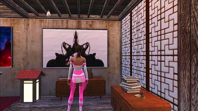 Sexy Teen Brunette Shows Off Fallout 4 Inspired Anime Fashion Fantasies