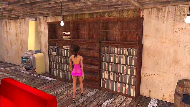 Sexy Teen Brunette Shows Off Fallout 4 Inspired Anime Fashion Fantasies