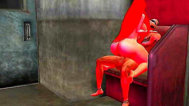 Succubus With Big Tits And Ass Rides Huge Cock In Anime BDSM Fantasy