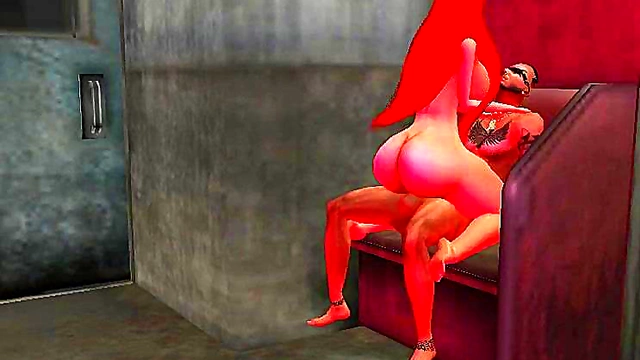 Succubus With Big Tits And Ass Rides Huge Cock In Anime BDSM Fantasy