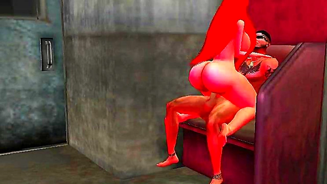 Succubus With Big Tits And Ass Rides Huge Cock In Anime BDSM Fantasy