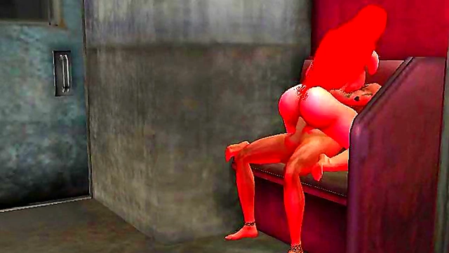 Succubus With Big Tits And Ass Rides Huge Cock In Anime BDSM Fantasy