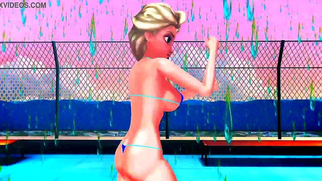 Horny Anime Dancer Sways To The Beat In Seductive MMD Performance