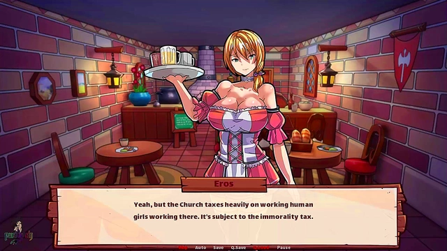 Blonde MILF & Ebony Catgirl Get Breeded by Scientist on Monster Girls' Farm