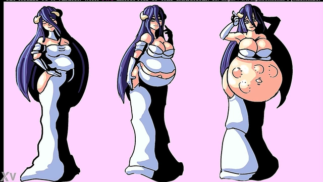 Pregnant Anime Babe Enjoys Belly Expansion & Inflation Delights