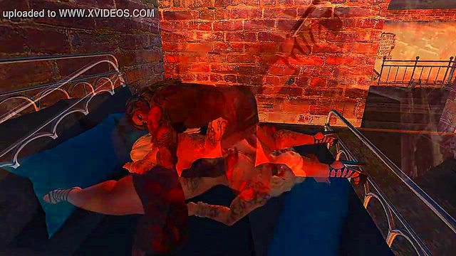 Blonde MILF With Big Ass Gets Intense Anime Porn Action & Orgasm