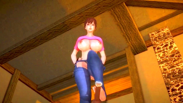 Lonely Beauty Meets Horny Guy for Thigh-Thrusting Orgasms at Bar