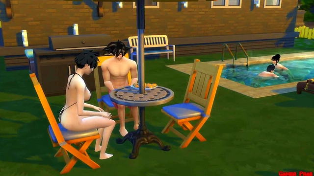 Videl Cheats With Goku While Her Cuckold Hubby Watches In Dragon Ball Hentai