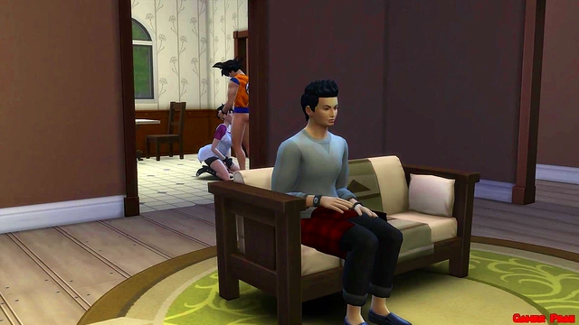 Videl Cheats With Goku While Her Cuckold Hubby Watches In Dragon Ball Hentai