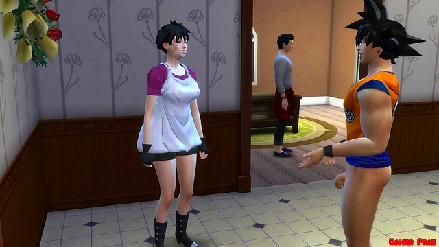 Videl Cheats With Goku While Her Cuckold Hubby Watches In Dragon Ball Hentai