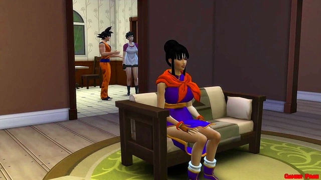 Videl Cheats With Goku While Her Cuckold Hubby Watches In Dragon Ball Hentai