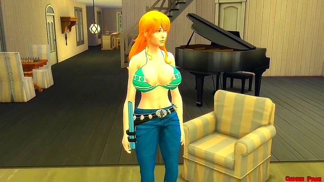 Nami Gets Wildly Fucked by Zoro in One Piece HentaiAdventure Anal Cuckold Fantasy