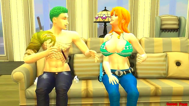 Nami Gets Wildly Fucked by Zoro in One Piece HentaiAdventure Anal Cuckold Fantasy