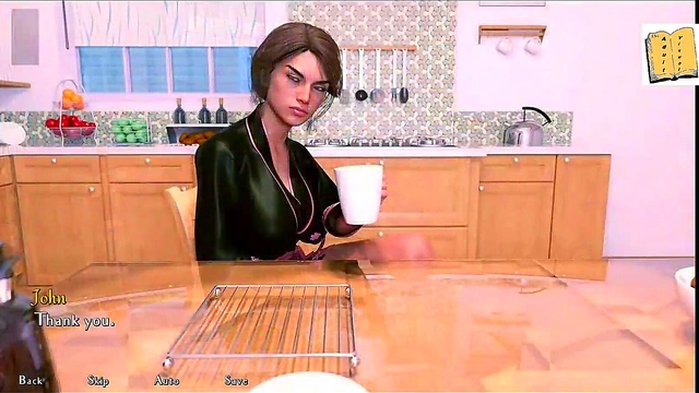 Big-Assed Hentai Chick Masturbates Seductively In 3D Visual Novel Sex Game