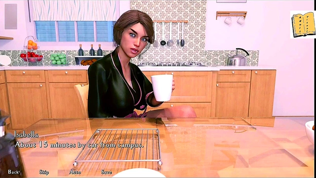 Big-Assed Hentai Chick Masturbates Seductively In 3D Visual Novel Sex Game