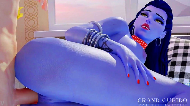 Widowmaker Takes Big Dick Deep in Anime Anal Adventure