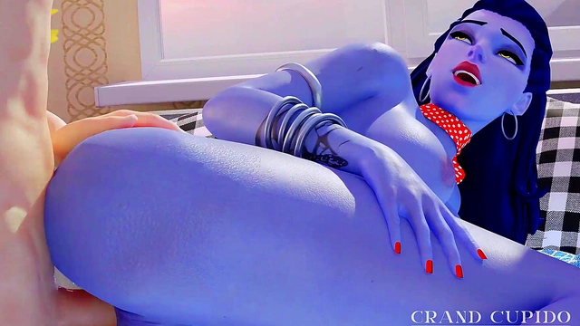 Widowmaker Takes Big Dick Deep in Anime Anal Adventure