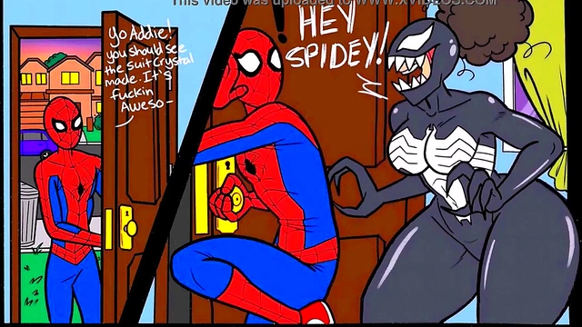 Venom Seduces Spider-Man With Big-Ass Blowjob In Wappah's Anime Porn