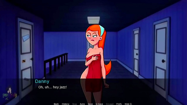 Redhead MILF Maddy Rides Danny Phantom's Dick Roughly In Amity Park Hentai