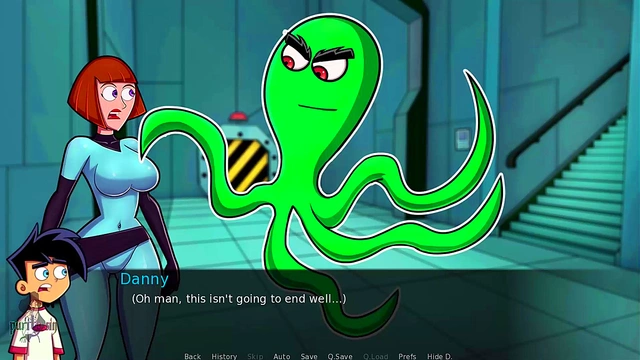 Redhead MILF Maddy Rides Danny Phantom's Dick Roughly In Amity Park Hentai