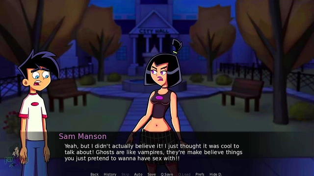 Redhead MILF Maddy Rides Danny Phantom's Dick Roughly In Amity Park Hentai