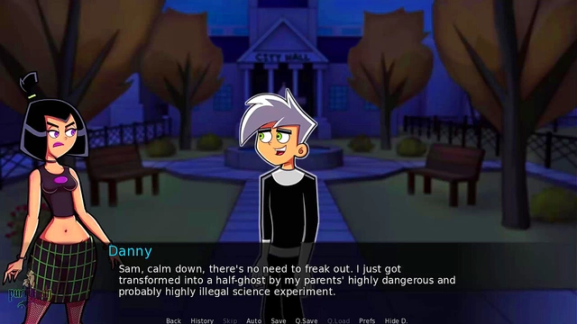 Redhead MILF Maddy Rides Danny Phantom's Dick Roughly In Amity Park Hentai