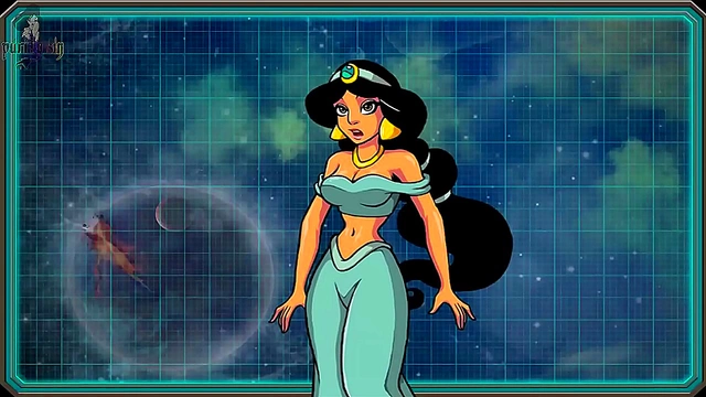 Hermione Teases Princess Jasmine With Big Dick ASMR Training In Akabur's Hentai Game