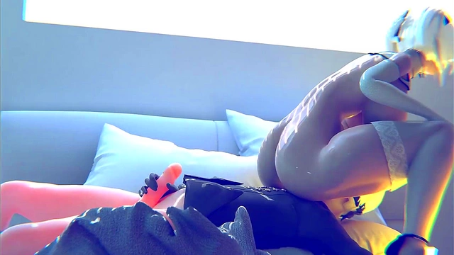 2B & 9S Enjoy Intense 3D Anime Action With Big Tits & Deep Dick Sessions