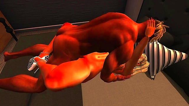 Blonde MILF Cougar Takes Dick in Anime Anal Adventure