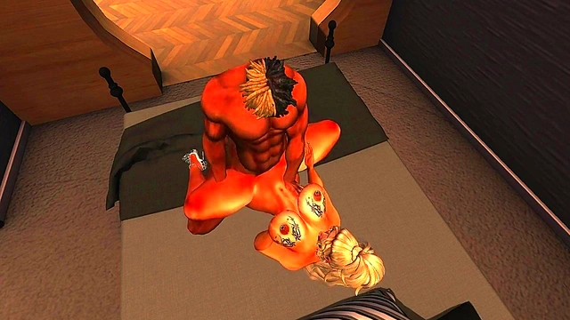 Blonde MILF Cougar Takes Dick in Anime Anal Adventure