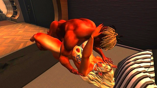 Blonde MILF Cougar Takes Dick in Anime Anal Adventure