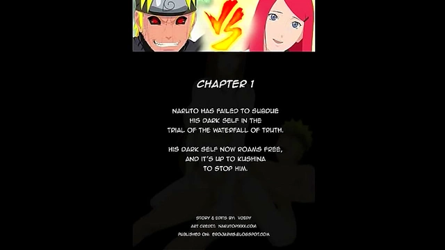 Mind-Controlled Kushina Gives Intense Blowjob In Erotic Hentai Manga Scene