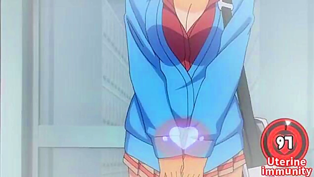 Horny Big-Titted Anime Babe Gets Pounded for Juicy Creampie Sex